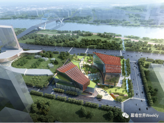 漳州市图书馆、科技馆幕墙工程的个性化设计